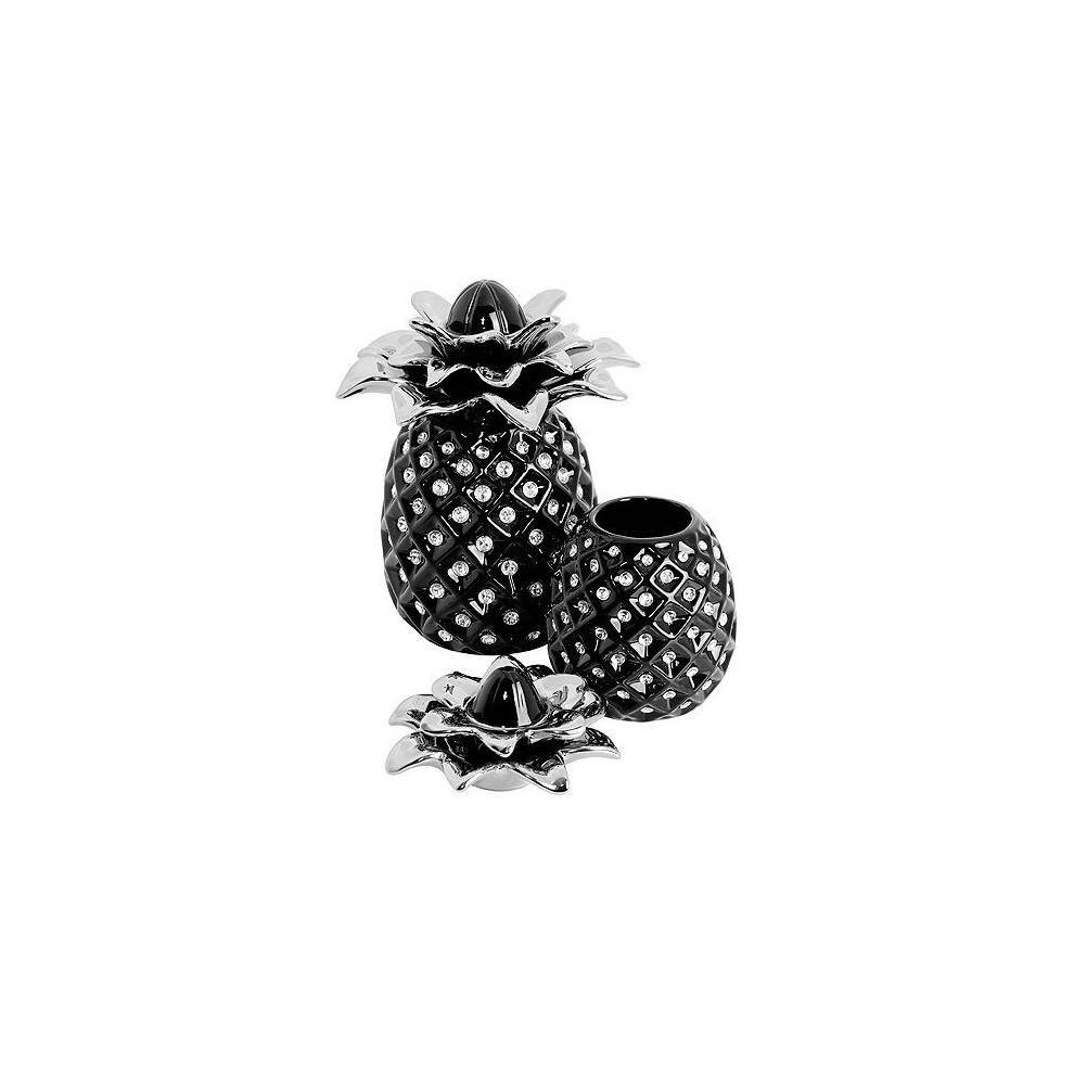 SMALL PINEAPPLE CERAMIC JAR - CP88