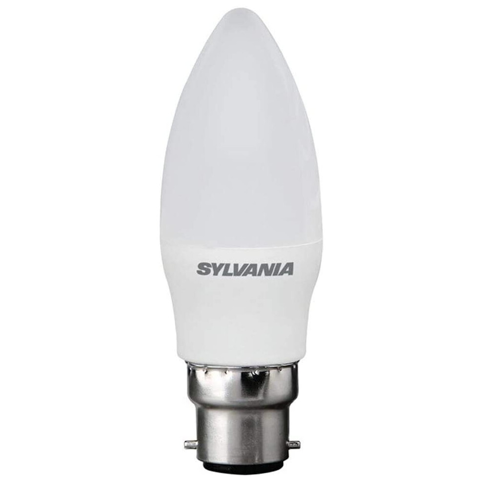 Sylvania LED Candle 5W (40W) B22d Opal Very Warm White