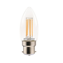 Sylvania Vintage Filament LED 4.5W = 40W BC B22 Dimmable Light Bulb