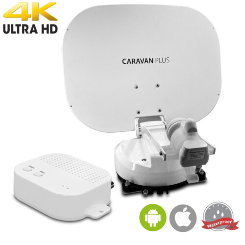 Selfsat Caravan Plus LNB Twin Fully Automatic Satellite Dish with iOS/Android Control 1
