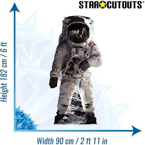 Buzz Aldrin Moon Landing Astronaut Lifesize Cardboard Cutout 1