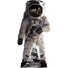 Buzz Aldrin Moon Landing Astronaut Lifesize Cardboard Cutout