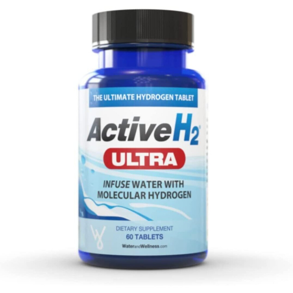 Water And Wellness Active H2 Ultra Molecular Hydrogen 460Mg, 60 Tablets