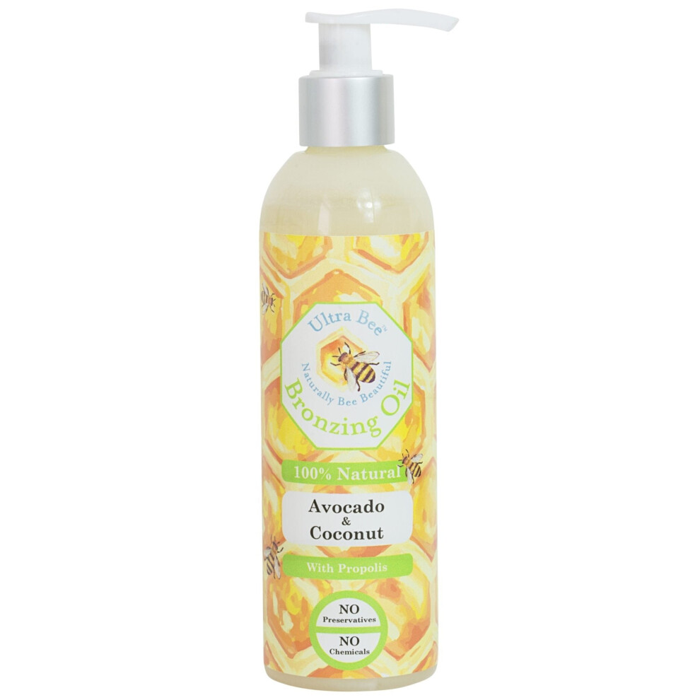 100% Natural Tanning Oil - Avocado & Coconut 250ml