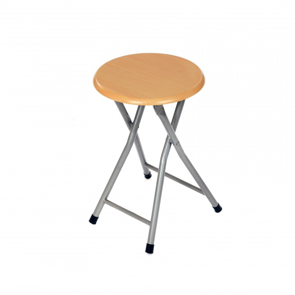 Wooden Folding Breakfast Kitchen Stool Seat