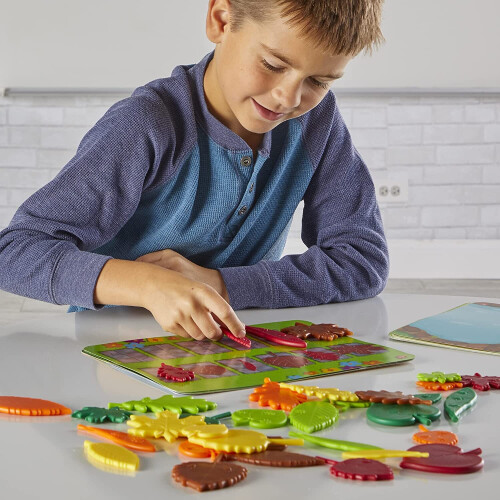 Learning Resources Learning Resources Sensory Leaves maths Activity Set, Pattern Play, Shape Puzzle, Pattern Blocks Cards, Maths Counters, Sorting... 1