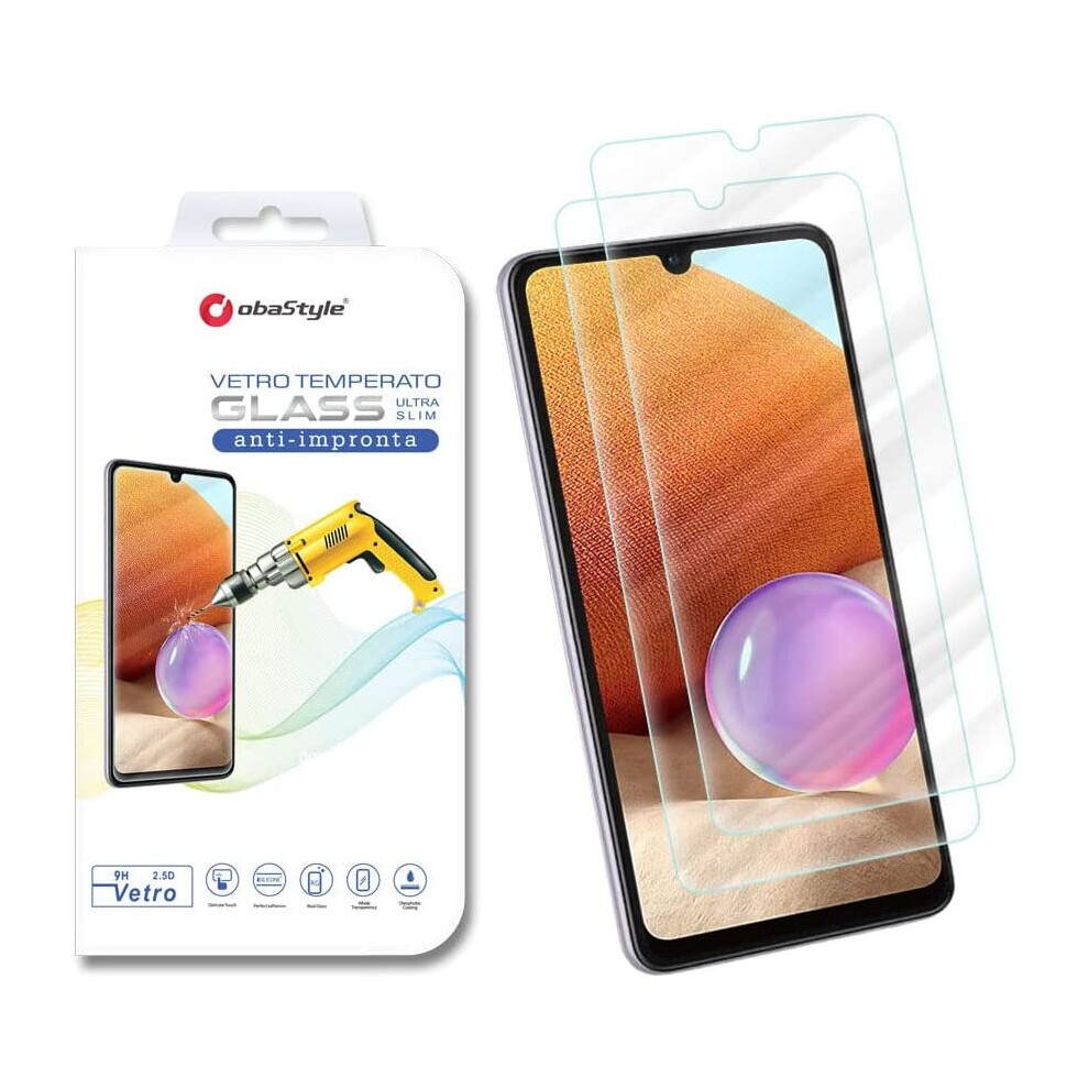 Obastyle [2 Pieces] Tempered Glass Screen Protector For Samsung Galaxy A33 5G, 9H Hardness, Ultra Transparent And... 8052107804687