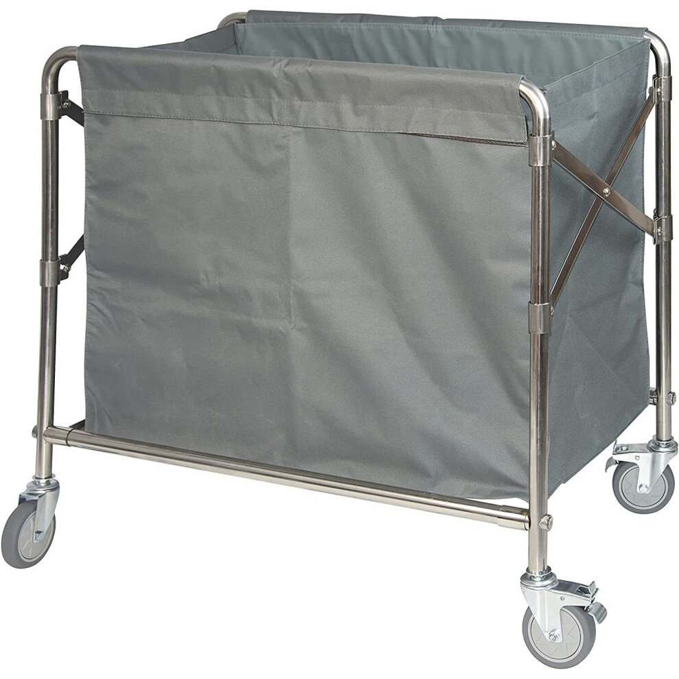 Nisorpa Laundry Basket on Wheels Collapsible Rolling Laundry Hamper Cart Heavy Duty Laundry Basket Sorter Large Foldable...