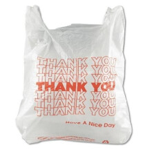 Inteplast Group IBS THW1VAL Thank You Bag 11.5 in. W x 6.5 in. G x 21 in. L