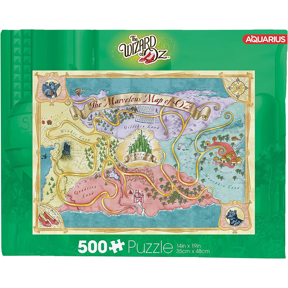 Photos - Jigsaw Puzzle / Mosaic Aquarius Wizard of Oz Puzzle - Glare Free - Precision Fit - Virtually No Puzzle Dust - Officially. (500 Piece Jigsaw Puzzle)