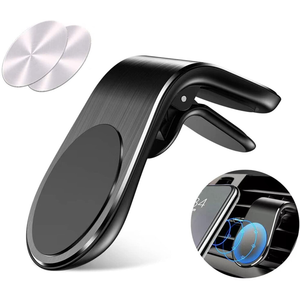 Car Mobile Phone Holder, Magnetic Mobile Phone Holder for Car, Black