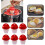 Kanyka 6 x Egg Silicone Cooker Tray Egg Boilers Without Shell Eggs Quick Gadgets Accessories Egg Boiler Maker Egg Bowl Eggs... 6