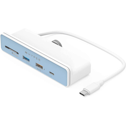 Targus USB-C-Hub - Sanho - HyperDrive 6-in-1 - 6 Anschlüsse - Diskrete Befestigung - 7 Farbplättchen