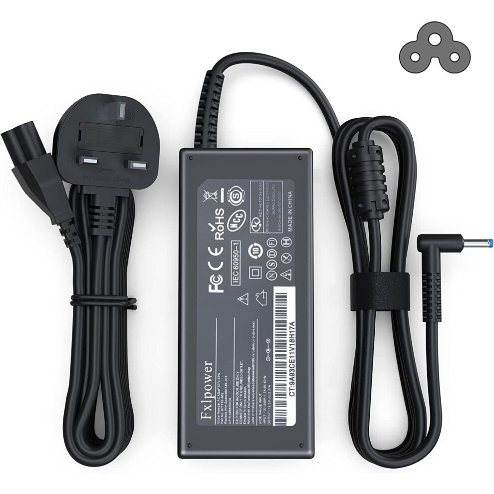 Fxlpower 45W Hp Laptop Charger, 19.5V 2.31A 45W Laptop Charger For Hp Pavilion, Elitebook Folio, Spectre Ultrabook, 45W Hp...