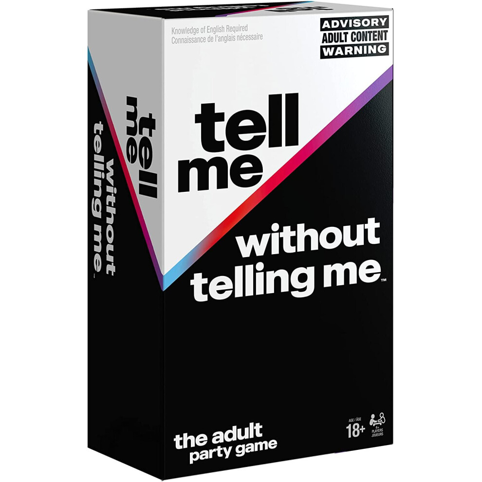 Spin-Master-Games Tell Me Without Telling Me - The Viral Trend, Now A Hilarious Party Game For Bachelorette, College, Birthdays, & More, For...