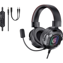 Conceptronic ATHAN U1 Headset Headband USB Type A Black 2.2 m Cable Micro Volume Stereo Sound