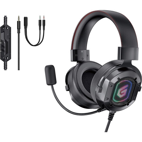 Conceptronic ATHAN U1 Headset Headband USB Type A Black 2.2 m Cable Micro Volume Stereo Sound