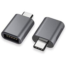 USB C to USB Adapter(2 Pack),USB-C to USB 3.0 Adapter,USB Type-C to USB,Thunderbolt 3 to USB Female Adapter OTG for MacBook Pro...