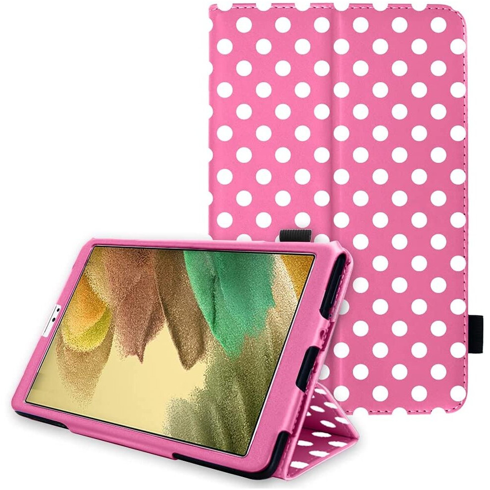 Techgear Leather Case For Samsung Galaxy Tab A7 Lite 8.7" (Sm-T220 / Sm-T225) Premium Pu Leather Slim Folio Stand Case Cover...