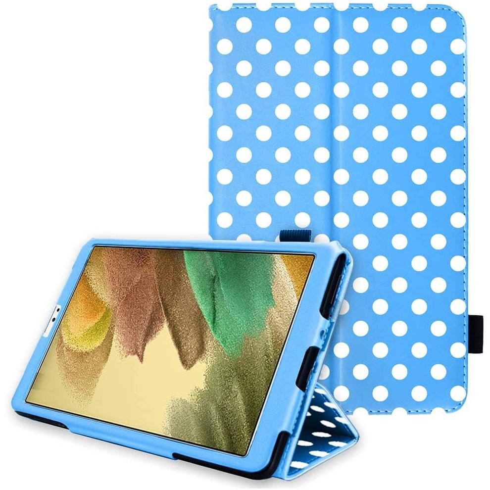 Techgear Leather Case For Samsung Galaxy Tab A7 Lite 8.7" (Sm-T220 / Sm-T225) Premium Pu Leather Slim Folio Stand Case Cover...