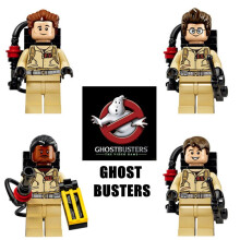 (4 pièces) Puzzle Ghostbusters - Assemblage DIY - Jouet pour enfants - Blocs de construction - Minifigurines