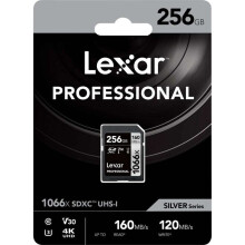 Lexar SDXC Card 256GB Professional 1066x UHS-I V30 U3