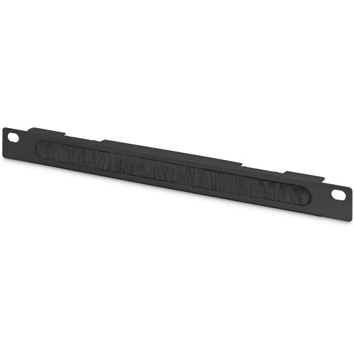 Digitus Cable entry panel - 10" (254 mm) - Cable entry - With brush strip - 0.5U - Black