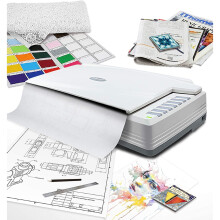 Plustek A3 CCD Flatbed Scanner OpticPro A320E, Large Foramt up to 12" x 17" scan area, ICA & Twain Compliant