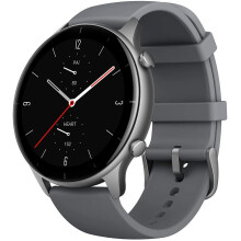 Amazfit GTR 2e Smartwatch with GPS, 24/7 HR Monitoring, 90+ Sports Modes, 24-Day Battery, Music Control, Slate Grey - HJ8U