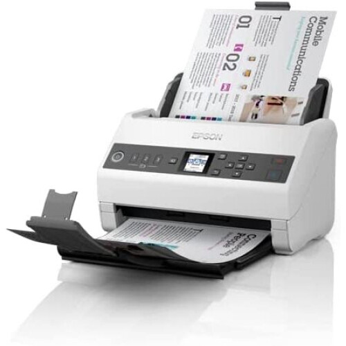 Epson Epson Workforce DS-730N Network Sheetfed Business Scanner - 40PPM - Ethernet & USB 1