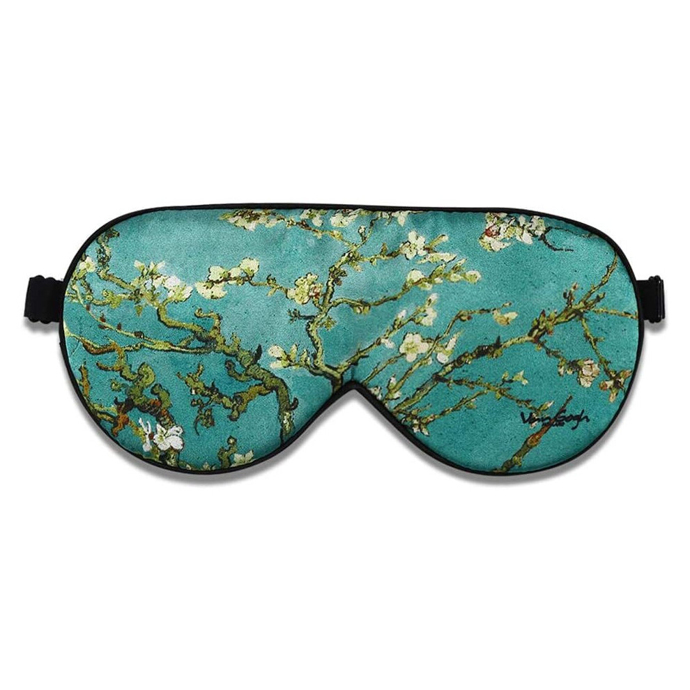 Alaska-Bear Alaska Bear - Natural Silk Sleep Masks & Blindfold, Super-Smooth Eye Mask For Sleeping (One Strap, Almond Blossom)