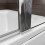 AICA 1200X1400mm Chrome 180?Pivot Bath Shower Screen With Glass 5