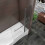 AICA 1200X1400mm Chrome 180?Pivot Bath Shower Screen With Glass 7