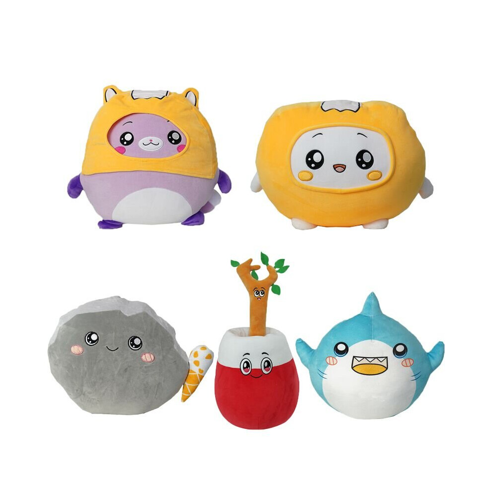 Lankybox Foxy Boxy Shark Plush Toys