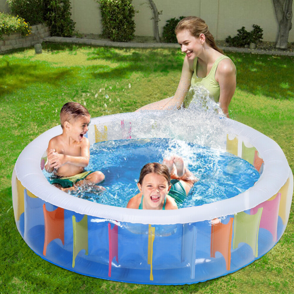 Outdoor Inflatable Swimming Pool Garden Kids Paddling Pool