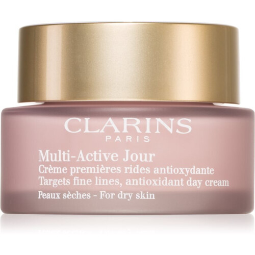 Clarins Clarins Multi-Active Day CreamMulti-Tasking MoisturizerVisibly Minimizes Fine LinesBoosts RadianceHydrates Smoothes and TonesDry Skin Type1.6 Ou 1
