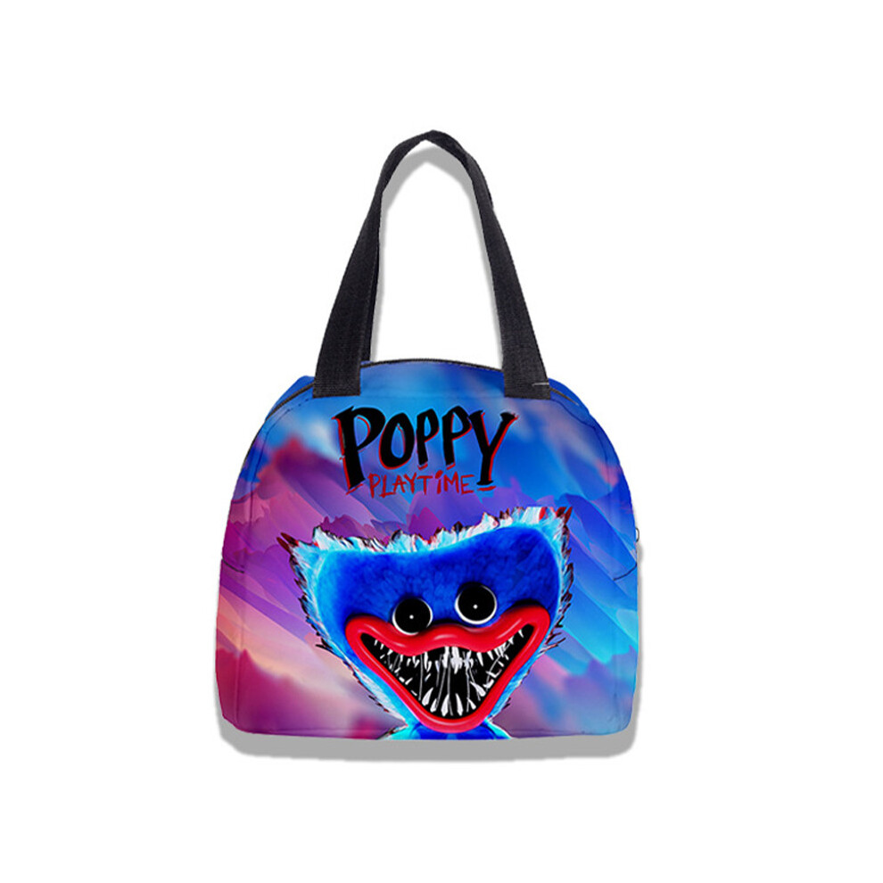 (Lunch Bag2) New Poppy Playtime Schoolbag Lunch Bag School Student Backpack Pencil Case Multicoloured