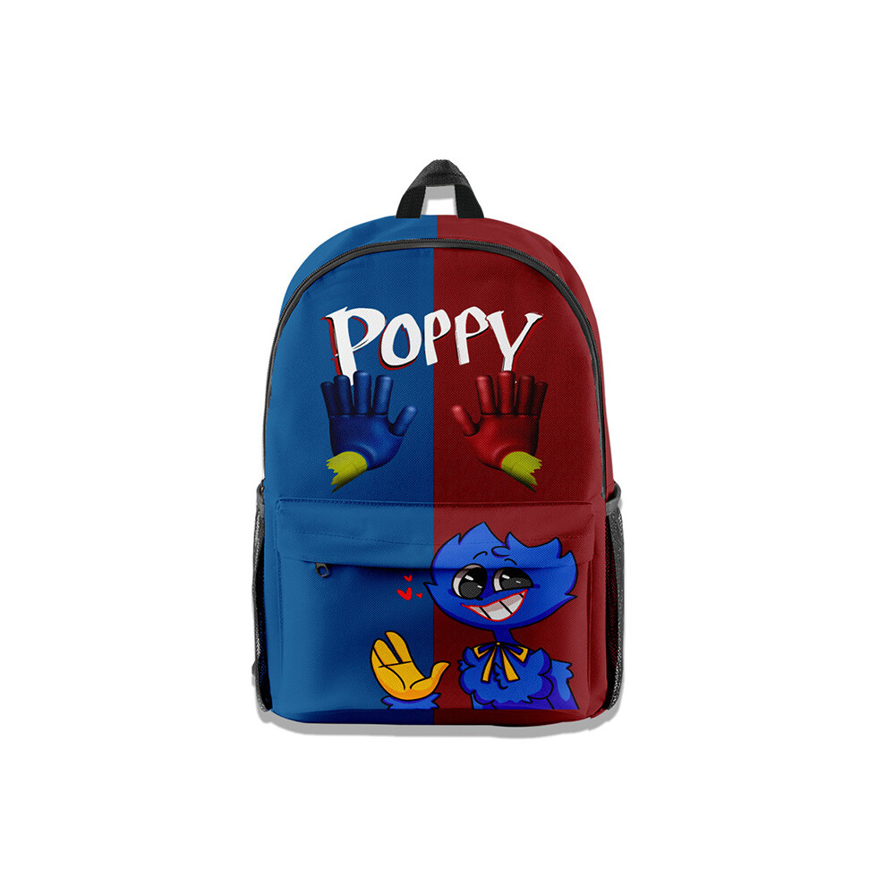 (Backpack1) New Poppy Playtime Schoolbag Lunch Bag School Student Backpack Pencil Case Multicoloured