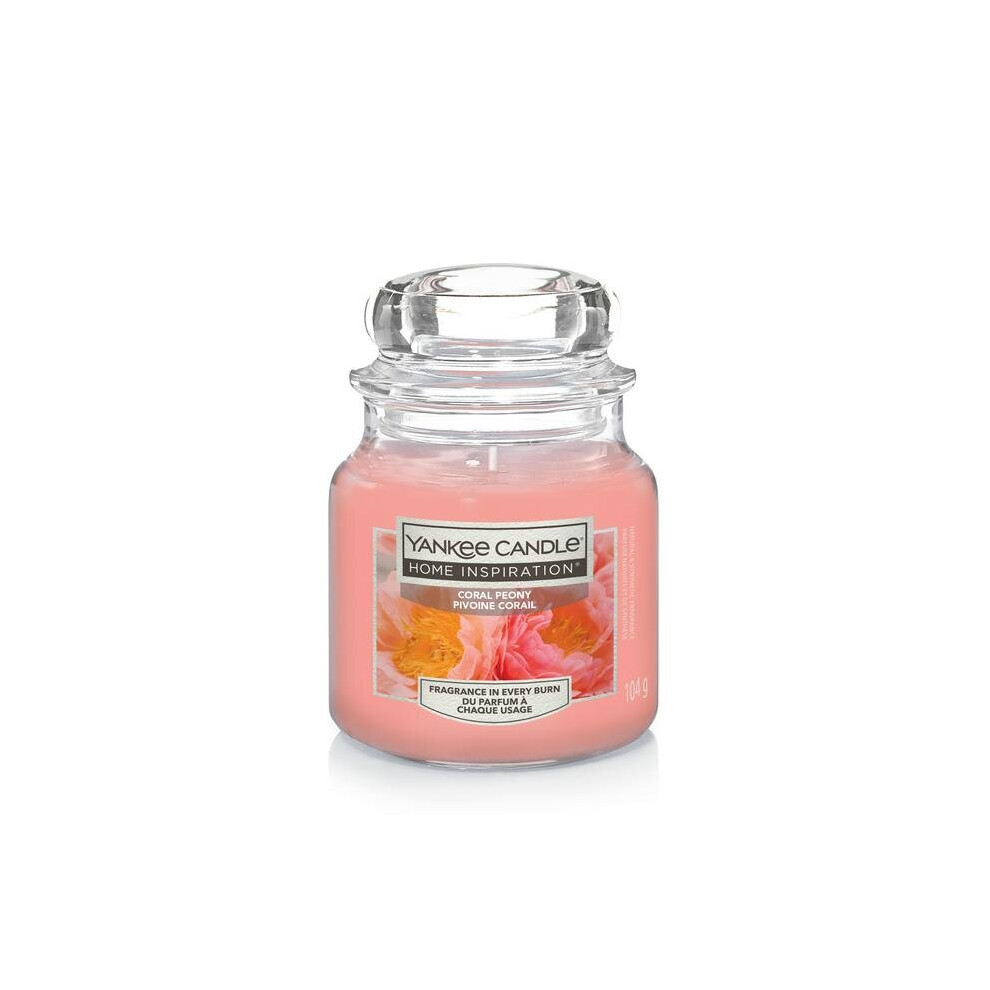 Yankee Candle Home Inspiration Small Jar Coral peony 3.7oz 104g