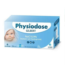 Physiodose Gilbert NaCl 0.9% saline solution, 5 ml x 20 amp