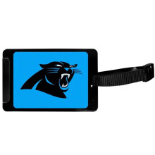 Siskiyou Sports Unisex NFL Ταυτότητα Αποσκευών Carolina Panthers, Μαύρη, 3.25"