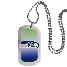 Siskiyou FTNP155 26 in. Unisex NFL Seattle Seahawks Team Tag Necklaces