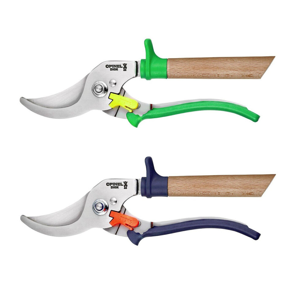 OPINEL Le Secateur pruning shears - 3 position stainless steel pruner secatuers