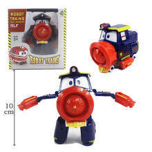 (Blue Red) Robot Trains RT KAY Transformer Transforming Train Figure Korean Animation Toy
