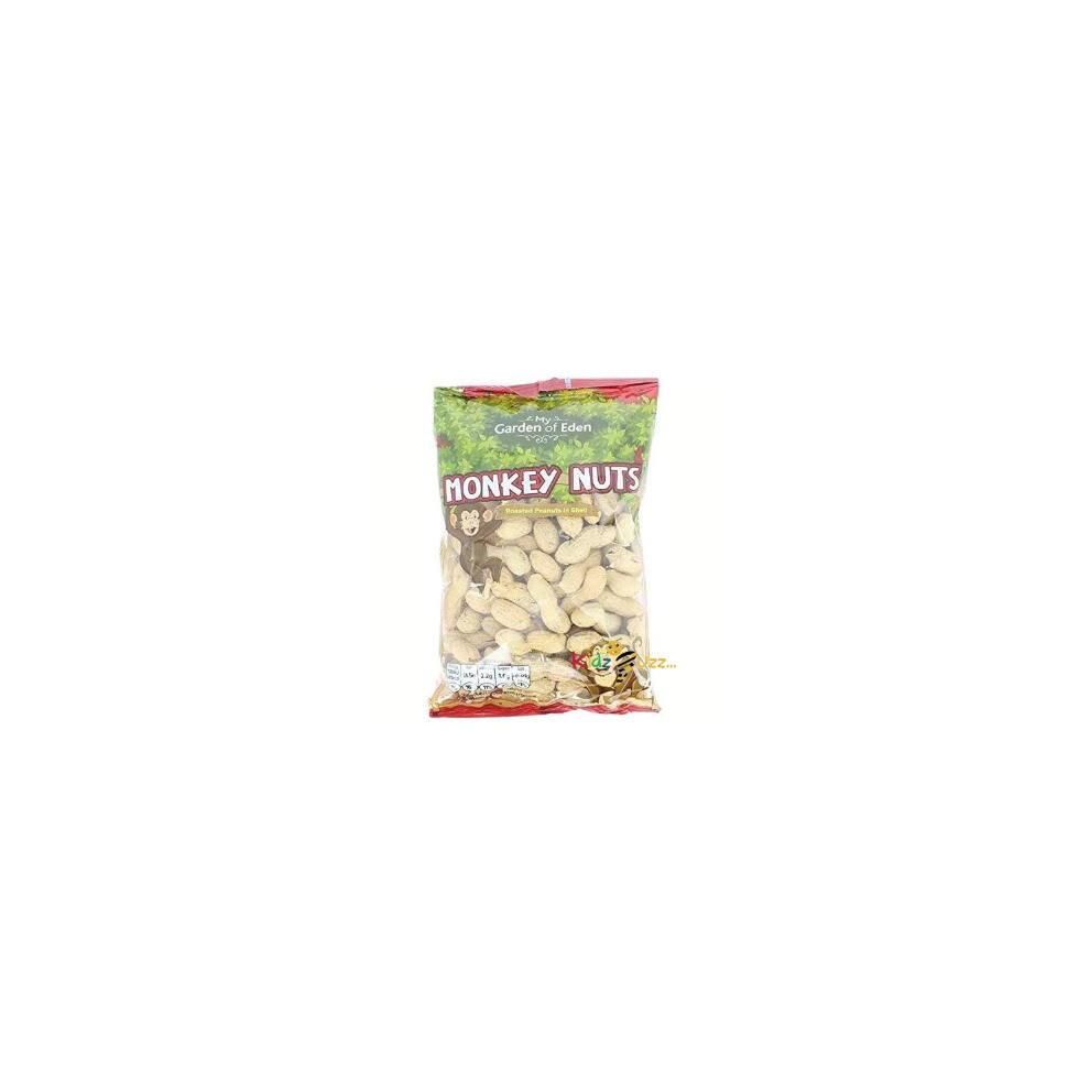 (Pack of 4 (1200g)) Peanuts Roasted in Shell, Monkey Nuts,Packaging