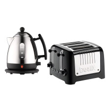 Dualit Lite 1L Jug Kettle and 4 Slot Lite Toaster