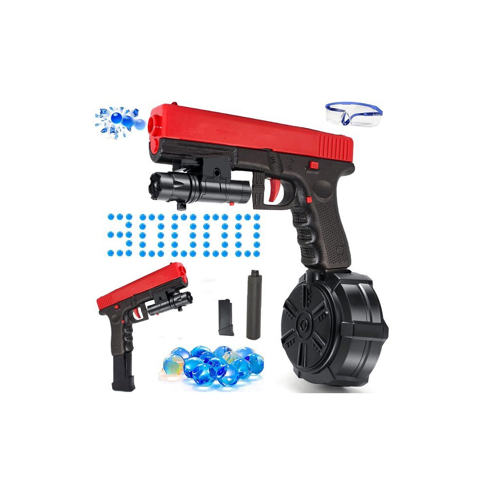 (Water Bead Gun) Electric Gel Blaster Splatrball Gun, Electric Toy Gun with 30000 Water Beads