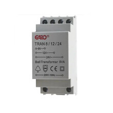 Garo TRAN8-12-24 Bell Transformer 8 / 12 / 24V AC