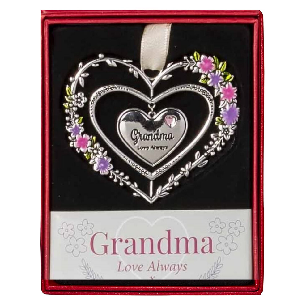 Milford Collection Gemstone Hearts Sentimental Hanging Heart Grandma Gift-image-OPC-P9GHWNQ-NEW