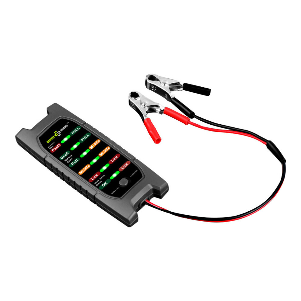 Battery Friend BF-12L Smart 12V Car Battery Tester Digital Diagnostic Tool with LED Indicator Lights Battery Clamp-image-OPC-P9GHZG8-NEW
